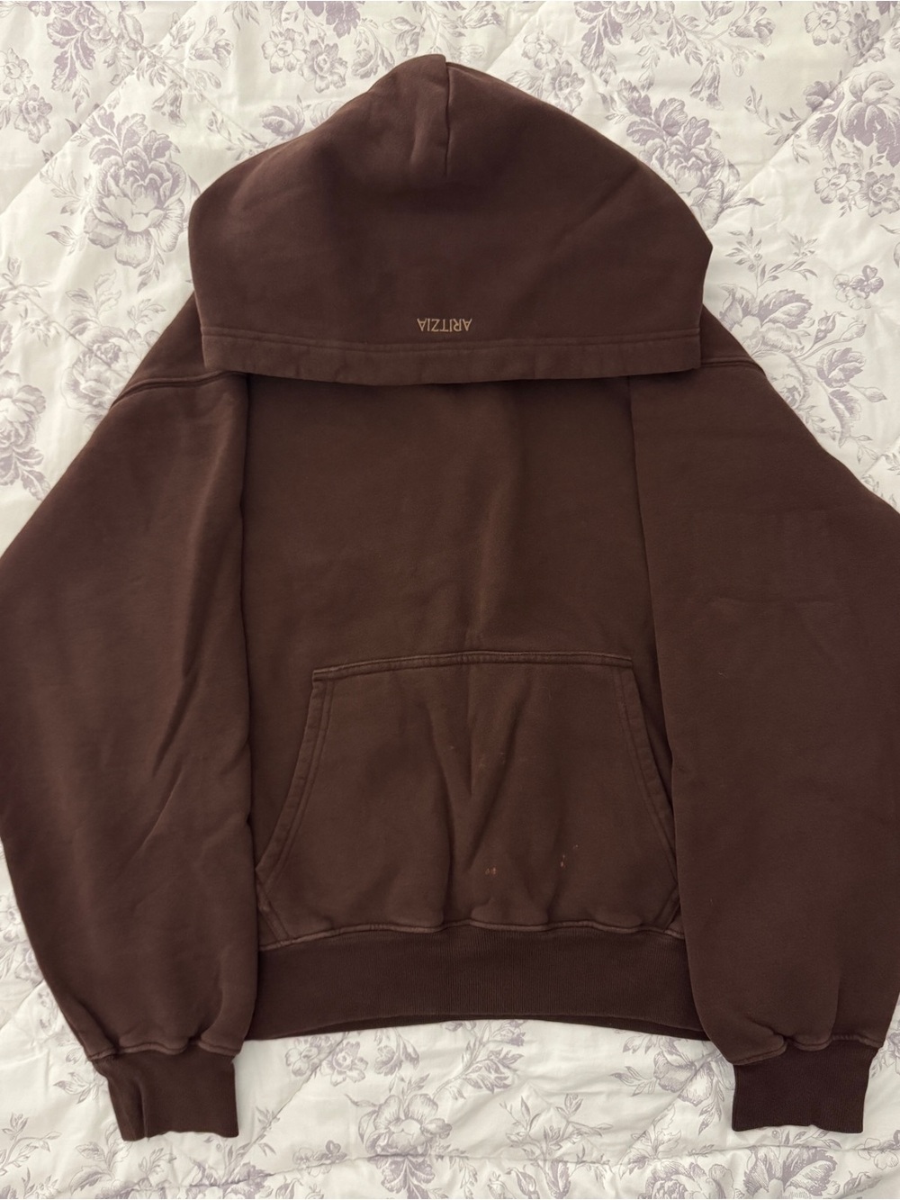 Aritzia Cozy Sweatfleece Perfect Hoodie (Rich Mocha Brown)